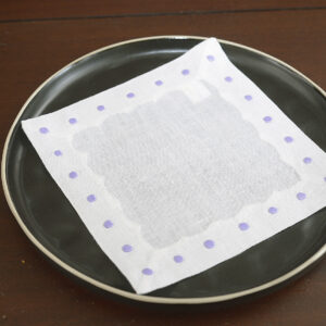 Cocktail Napkins 6×6″ with Polka Dots. ( 12 pieces set)