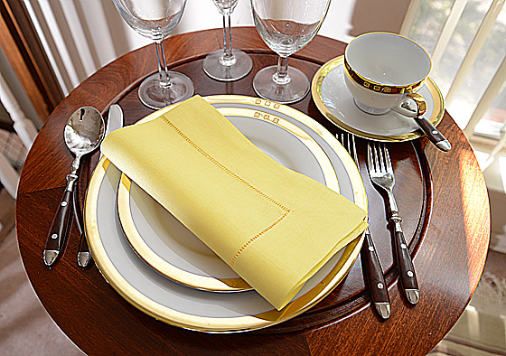 Aurora Hemstitch Napkin
